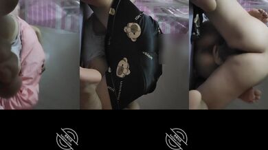 冒死偷拍和老婆做爱差点被发现